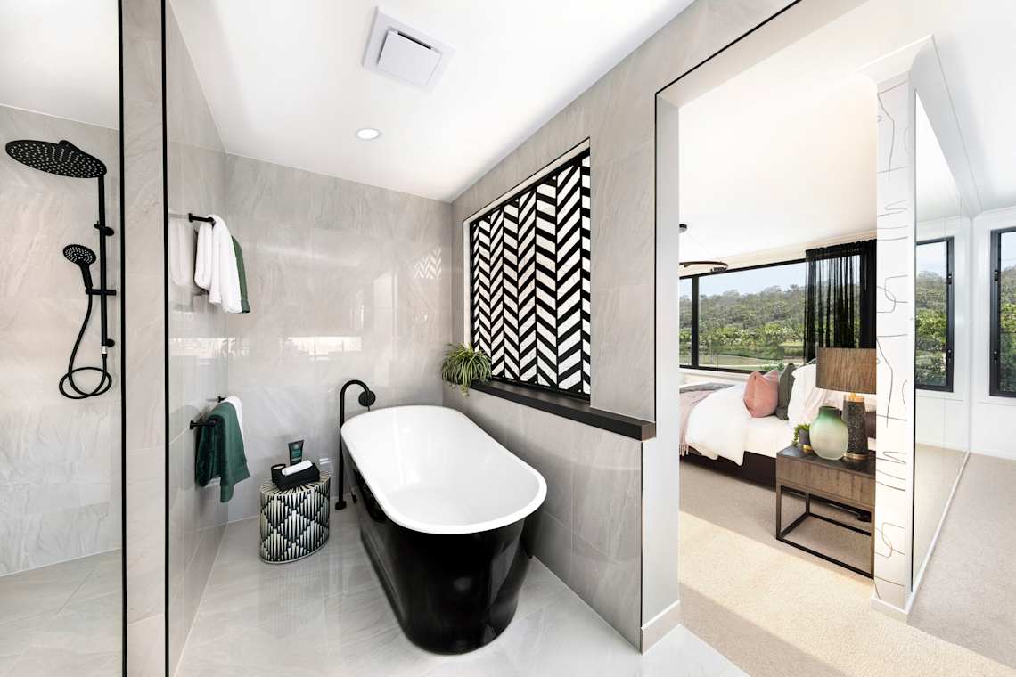 Aria 37 house design ensuite in Luxe style - Display Homes For Sale