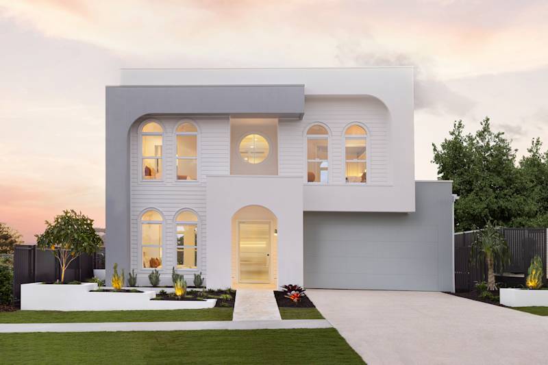 BLK43A house design - Arch Facade - Display alt