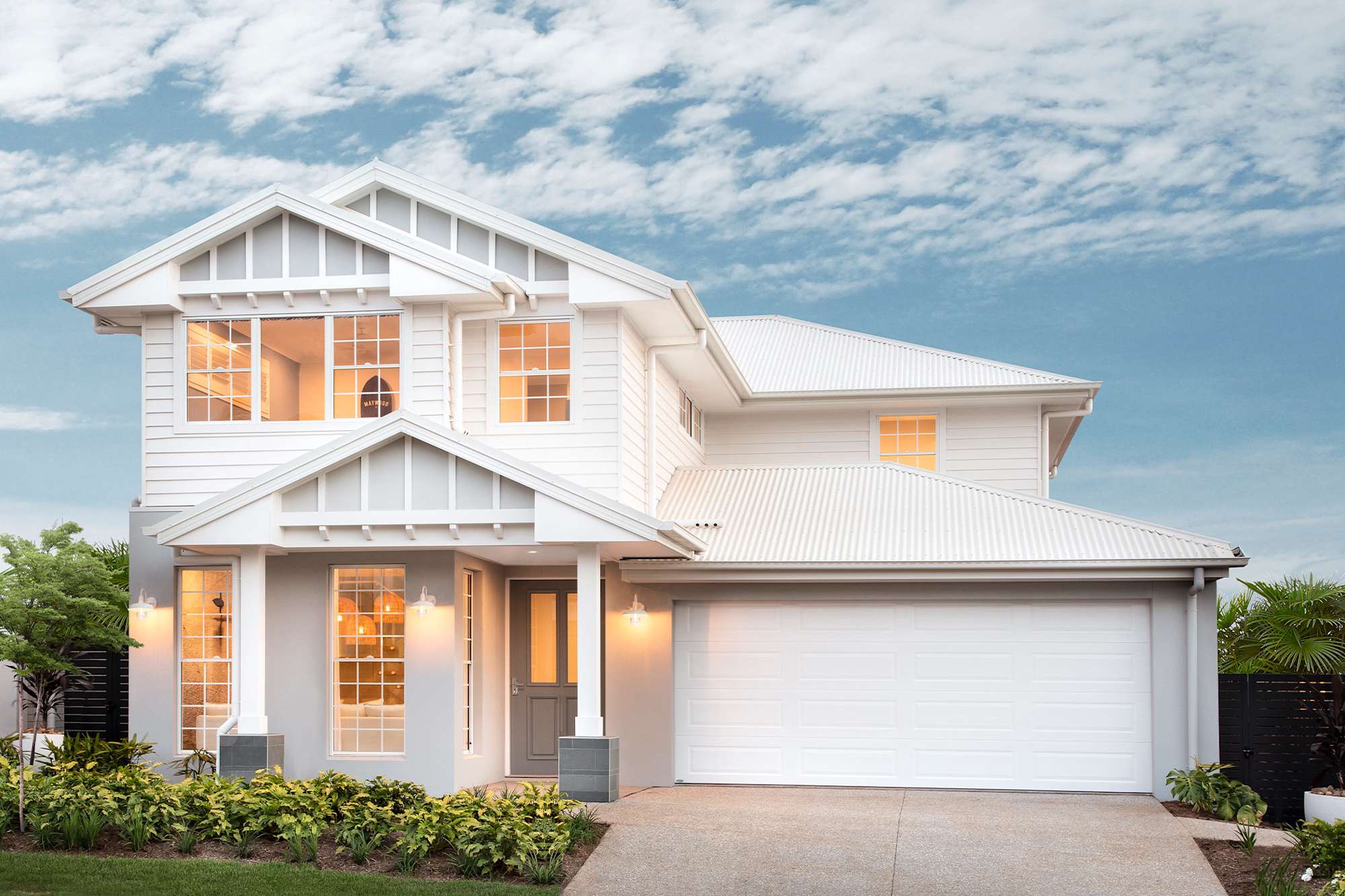 Grayson-30 house design with Harrow facade. Four bedroom.
