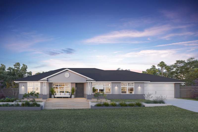 Happiness house design hampton facade
