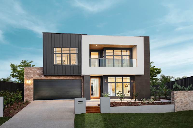 Lotus 34 house design with cube facade alt
