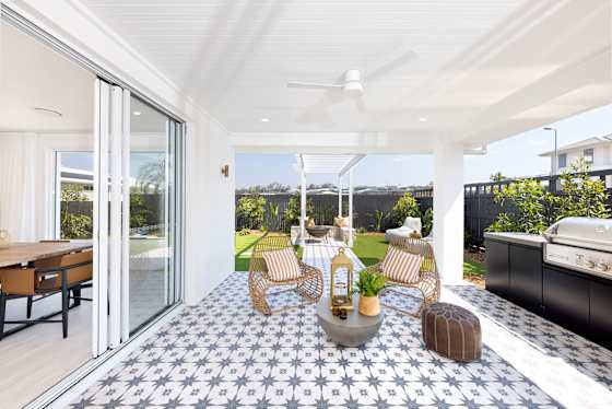Monterey 37 home design outdoor living - Tweed Coast Builders