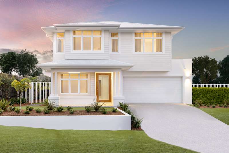 Preston 35 house design with Willow facade - Display alt