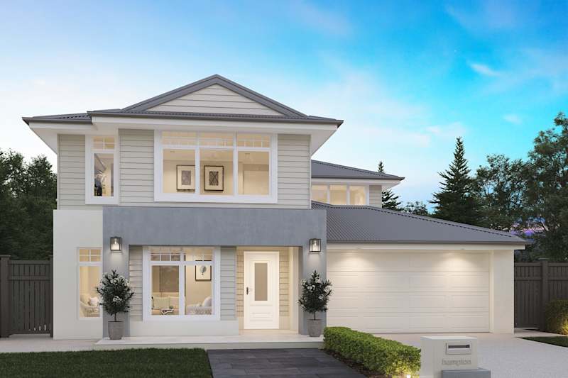 Pride house design with Hampton facade